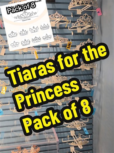 Tiaras for the Princess: 8-Piece Crown Set