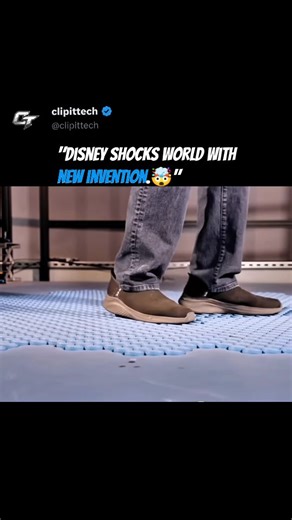 ClipitTech on Instagram: "Disney reveals the HoloTile, a smart floor that moves beneath your feet. It lets people walk naturally in VR without bumping into each other. The tiles shift in real time to match your steps in any direction. Users wear a virtual headset while the ground keeps them centered. It feels like walking in a wide open world while staying in one place. #disney #facts #innovation #history #technology"