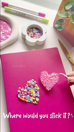 How to Make Stickers at Home without Printer🌸 #artandcraft #trending #craft #diysticker DIY Sticker