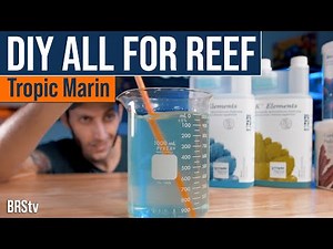 Make Your Own Tropic Marin All for Reef...CHEAP! Reef Tank Minor, Major & Trace Elements One Bottle.