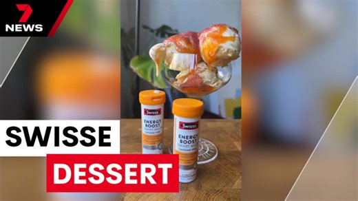 MasterChef Alumni creates mouthwatering Swisse Wellness Peaches and Cream dessert