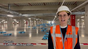 Amazon Erfurt im Probebetrieb: Roboter im Logistikzentrum