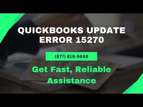 QuickBooks Error 15270 During Updates: Complete Fix Guide