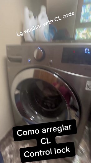 Como arreglar Labadora lg con codigo CL codigo Solo mire el video. How to fix lg washer with CL code just watch the video