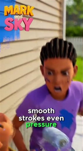 Mark and Sky Paint Wars