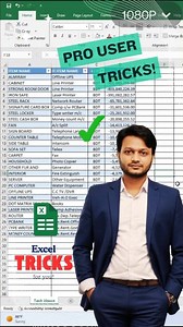 ☑ 5 Excel Pro User Tricks🔥 #reelsvideoシ #excel #exceltips #exceltricks #exceltipsandtricks #ExcelTraining #ExcelTutorial #msexcel #msexceltips #msexceltricks #msexceltraining #msexcelshortcutkeys #excelformula #Microsoft #excel365 #PowerBI #reelsviralシ #viralreelsシ #reelsoftheday #trendingreel #techtips #tipsandtricks #technology #highlightsシ゚ #likeforlikes #computertraining #techhome | Tech Home