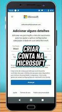 How to create a Microsoft account on your mobile phone (Hotmail, Outlook) #microsoft #mobile #tut...