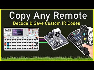 M5Stack Cardputer: Connect IR Receiver, Decode & Save Custom Codes, Use as Universal IR Remote