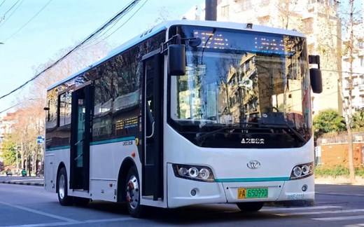 (巴士三公司)上海117路公交车万象SXC6810GBEVR运行随拍(上海火车站(北广场)→富平路真南路)车号:W8E-0118