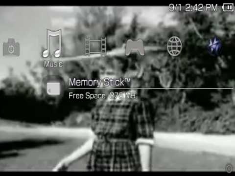 How to make dynamic/moving psp backround themes