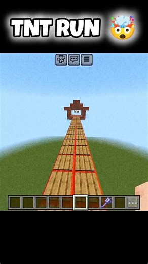 MINECRAFT TNT RUN 🤯 #minecraft #tntrun #trending #shorts
