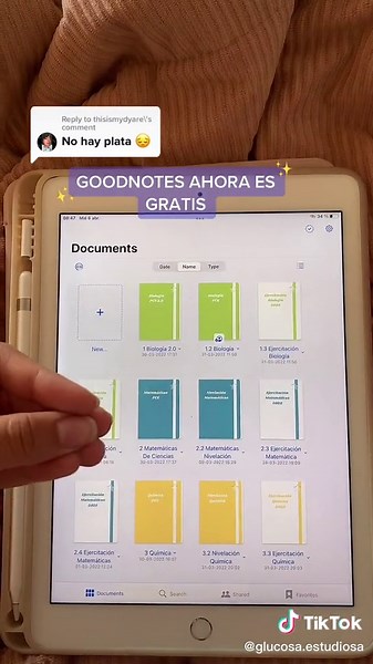 Goodnotes, la alternativa gratuita a Biorender