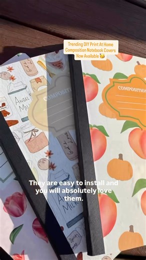 DIY COMPOSITION NOTEBOOK COVER TUTORIAL #shorts #compositionnotebook #diy