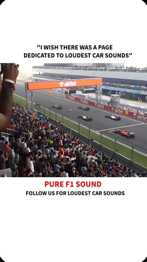 Loudest Car Sounds on Instagram: "F1 Race Start Sound 🏎️ If you love car sounds then you are on right place. This page is dedicated to loud sounding cars. Enjoy videos of V6, V8, V12, Flat-six sounds and many more tuned cars. ‼️ Follow @loudestcarsounds now to enjoy daily best sounding cars video 🏎️ Video by @ Unknown? ⚠️ Important:- All the reels or videos uploaded on this page are not mine. All videos have been downloaded and then posted on this page. If you are the owner of the featured car