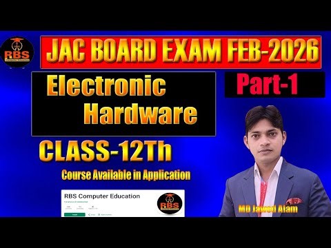 Class 12th Electronic Hardware (One Shot) इससे बाहर एक भी नहीं आएगा। By jawed Sir