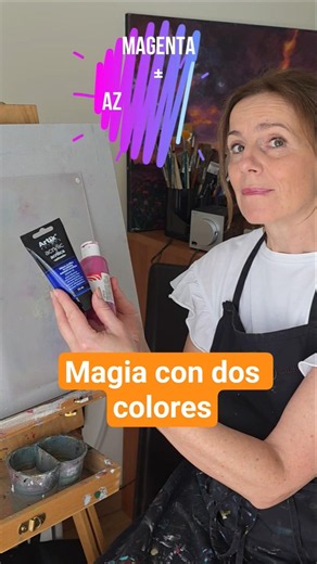 💜The secret to mixing colors like a pro 🎨✨#art #colormixing #magenta #shorts #tips