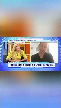Fratele luat de unchi a dispărut în neant?