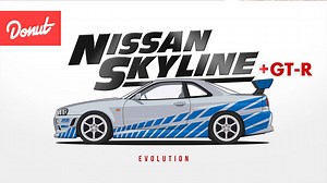 Evolution of the Nissan Skyline [ GT-R ] | Donut Media