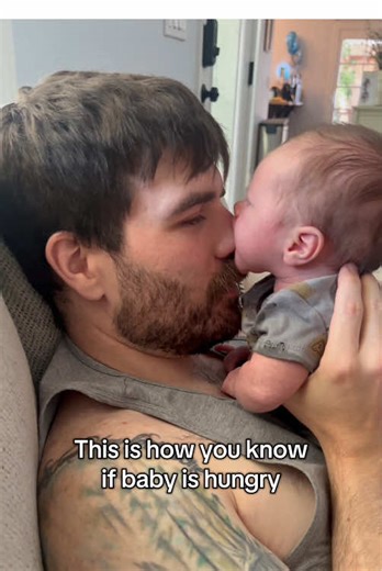 Funny newbornbaby and dad #funnyvideo #usa #baby #newborn #dad | baby