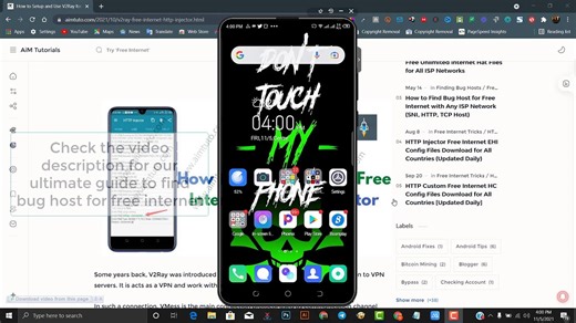 How to Setup and Use V2Ray for Free Internet Access in HTTP Injector