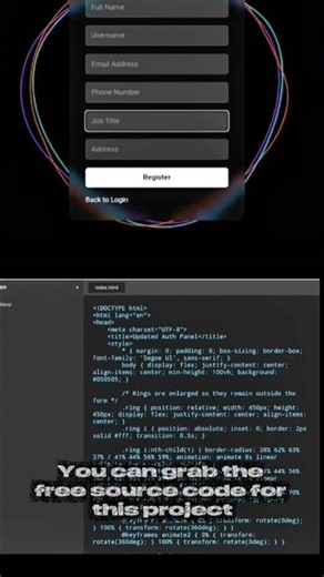 Build a Stunning Neon Login UI - Source Code Included!