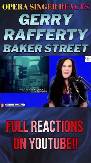 Opera Singer Reacts to Gerry Rafferty Baker Street #shorts #reaction
