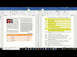 MOS Word 2016 tiếng Việt - Đề ôn số 1: Bánh Trung Thu - Bộ đề ôn thi Tin học MOS 1 (Word 2016)