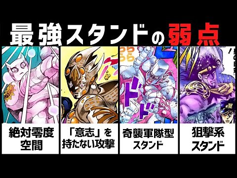 【ジョジョ】 ジョジョシリーズ最強スタンドたちの弱点を分析！！