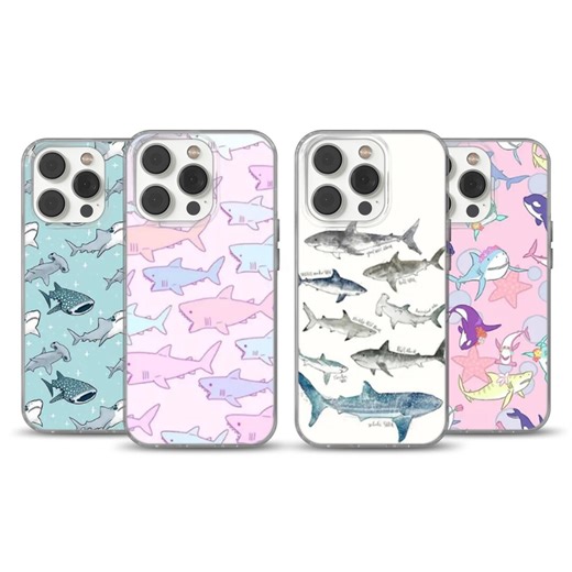 Whale Shark Pattern Phone Case, Underwater World Design - Etsy Ireland
