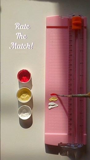 How to Make the Perfect Blush Pink with Acrylic Paint 🎨 | Easy Color Mixing Tutorial #shorts