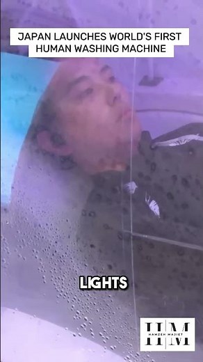 🚨 JAPAN LAUNCHES THE FIRST EVER HUMAN WASHING MACHINE 🚨