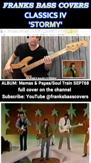 STORMY - THE CLASSICS IV | FRANKS BASS COVERS #shorts2026