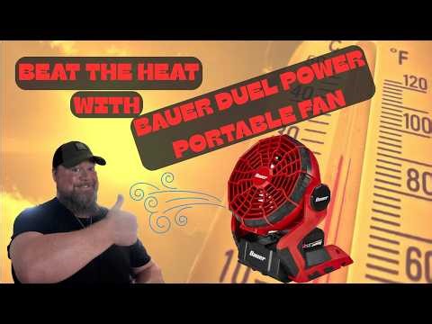 Bauer Cordless Portable Fan Review.