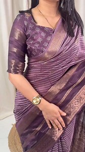 ₹ 1250 *Fabric-* *Saree- muslin cotton* *Size-* *Saree-6.30 mtr with running blouse* *Pattern-padding print saree with zari jacquard butti and boder & tussels in pallu* | Handloom Paradise