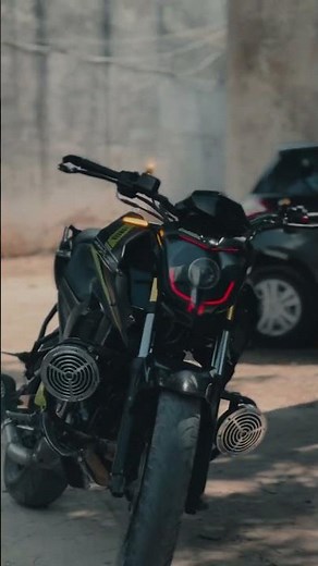 Fz v1 modified with x3 se kit #fzmodified #yamaha #mt15 #ktm #duke #x3 #modification drl modify