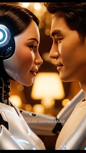 Cyborg hug #ai #robot