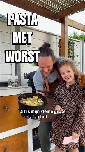 Pasta met Worst op de BBQ 🔥 | Simpel & Snel Recept