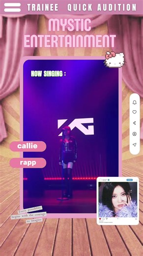 FORMAT TRAINEE (QUICK AUDITION) NAME’CHR : callie kim’asa LINE : 11L DIVISI : rapp NAMA LAGU & PENYANYI :: me,myself and i asa (cover) NOBEL : 2881. @MYSTIC ENTERTAIMENT #mysticentertainment #quickaudition #audisimystic2026