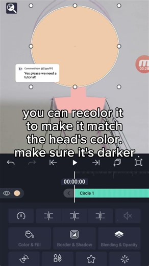 alight motion vector drawing tutorial #ang3licxlara #art #animation #tutorial #alightmotion #unflop