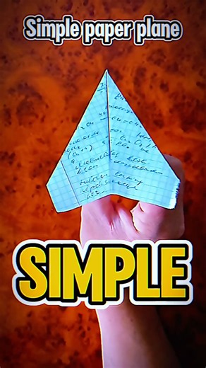How to Make a Classic Paper Airplane ✈️ | Easiest Method! 🤯