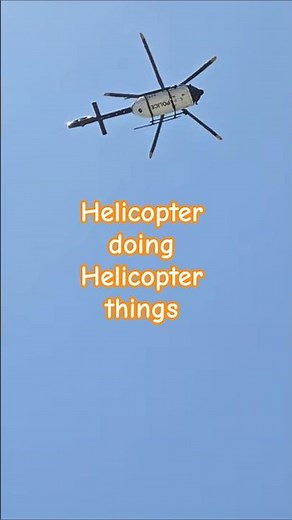 Helicopter sharp left hand turn during filming