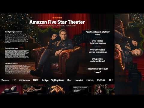 Amazon - Five Star Theater Starring Benedict Cumberbatch (Case Study) | Campaign