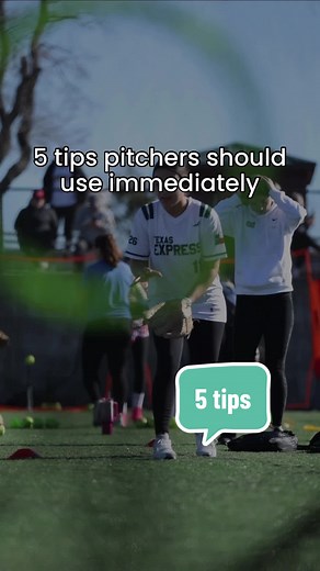 These 5 tips will IMMEDIATELY help you level up your game as a pitcher!🗣️ 1) Hitting spots in warm up drills It’s so important to not only warm up, but really pay attention to the details during your warm up drills. Hit spot and double check your mechanics because it all adds up! 2) Long Toss 2-3 times a week Long toss is one of my FAVORITE drills for SO many reasons. Get out there 2-3 times a week and you’ll see why 😉 3) Pitching in front of a mirror This one is another favorite because SEEIN