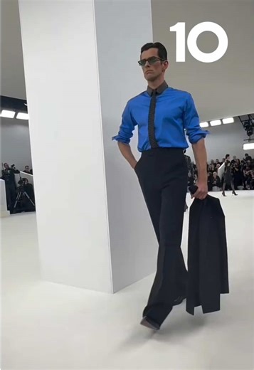 Sometimes you have to underline the point. Haider Ackermann, three collections in to his Tom Ford tenure, used his AW26 show to show what the brand stands for. With Demna’s Gucci doubling down on Ford’s ’90s, heyday, the Tom Ford brand needs to put clear water between the two. So while Gucci does libidinous thirst trap dressing, Ackermann’s Tom Ford serves haute sensuality and unashamed luxury. (This is a brand where crocodile skin is fast becoming a signature). Ackerman’s models strolled into a