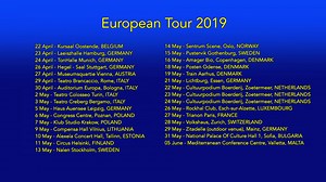 The Steve Hackett 2019 Tour kicks off in Europe in one week! For tour details, go to: http://www.hackettsongs.com/tour.html | Steve Hackett