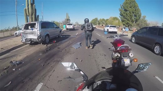 Accident caught on camera