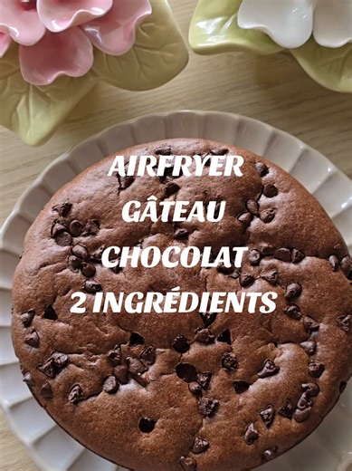 Gâteau au chocolat Airfryer : Recette facile à 2 ingrédients