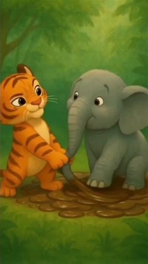 “Tiger & Elephant Dancing in the City 🐅🦣💃 | Cutest Duo Ever!”