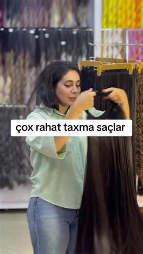 Çox rahat taxma saçlar: kolay ve şık saç stili