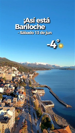 Bariloche después de la nevada - Sábado 13 de junio